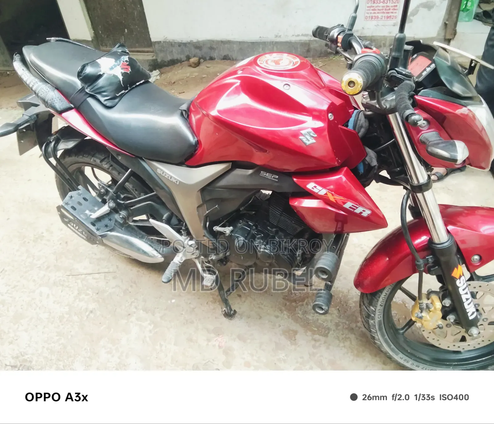 Suzuki Gixxer 2021 Red