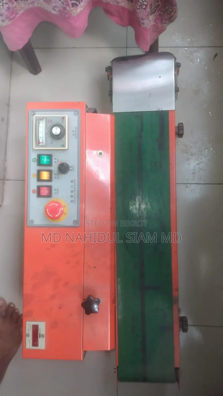 Used Continuous Band Sealer Machine FR-900 - Packet Sealing Machine