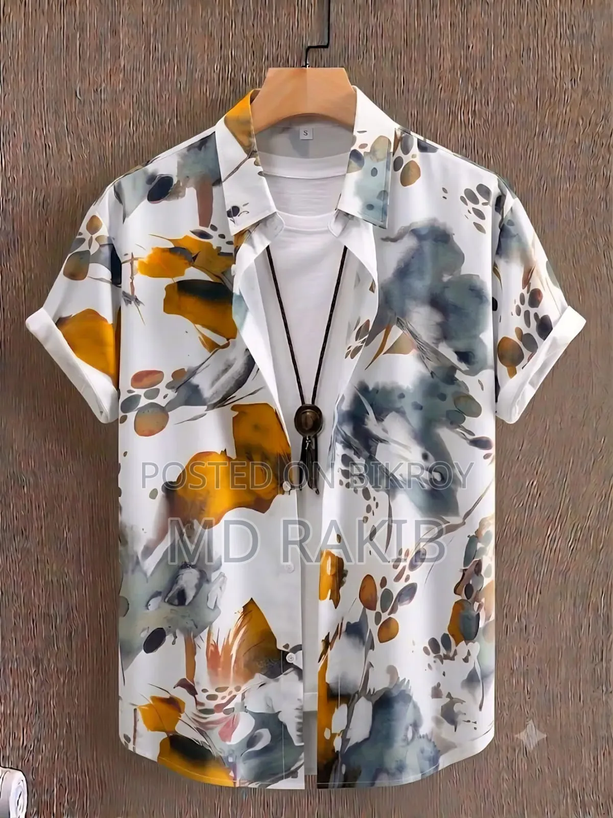 Ultra Soft Casual Half Sleeve Shirt রঙ উঠবে না