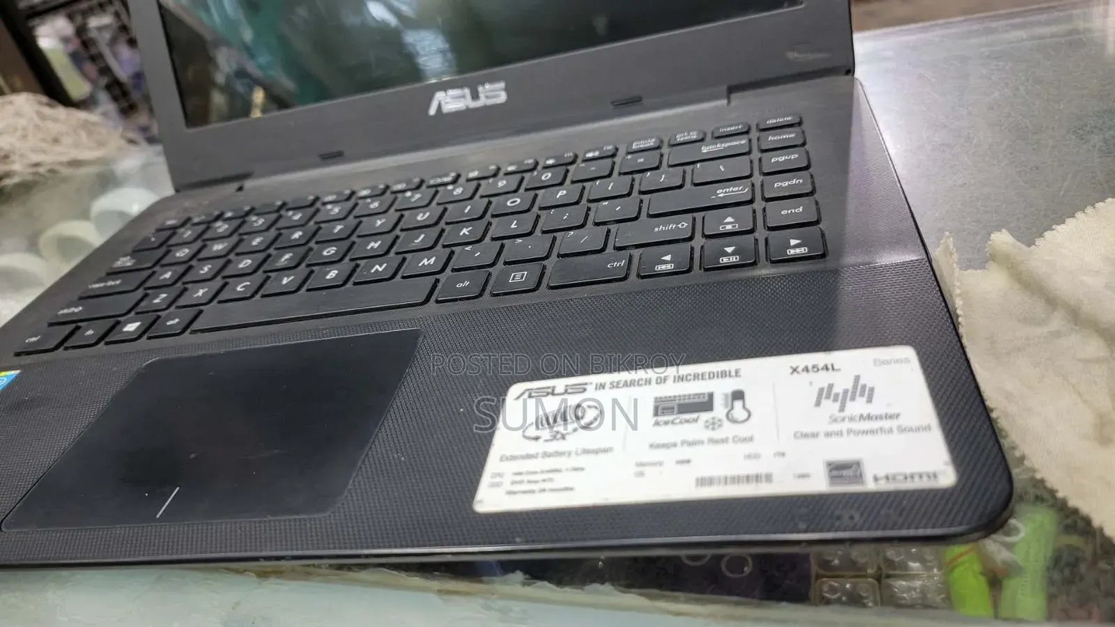 Laptop Asus 4GB Intel Core i3 SSD 1T