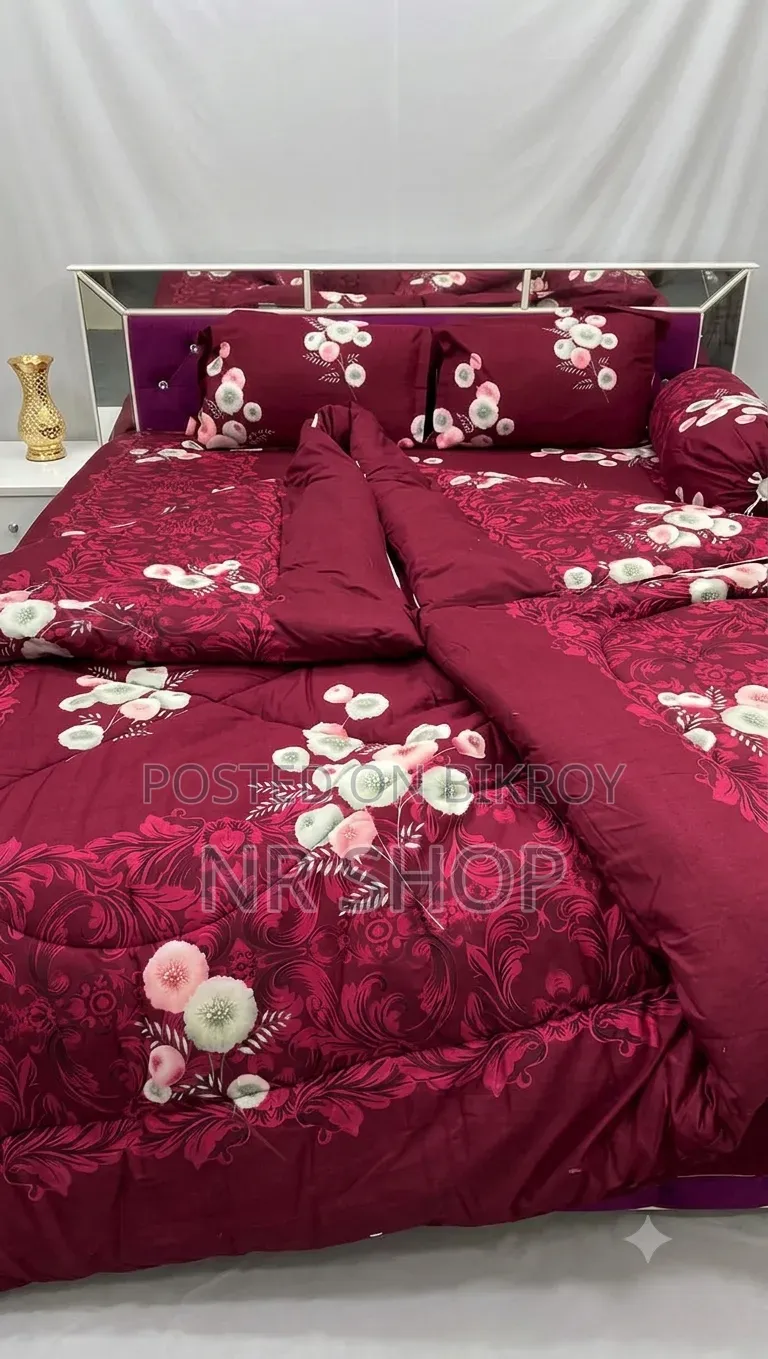 Luxury 5 Piece Bedding Comforter Set
