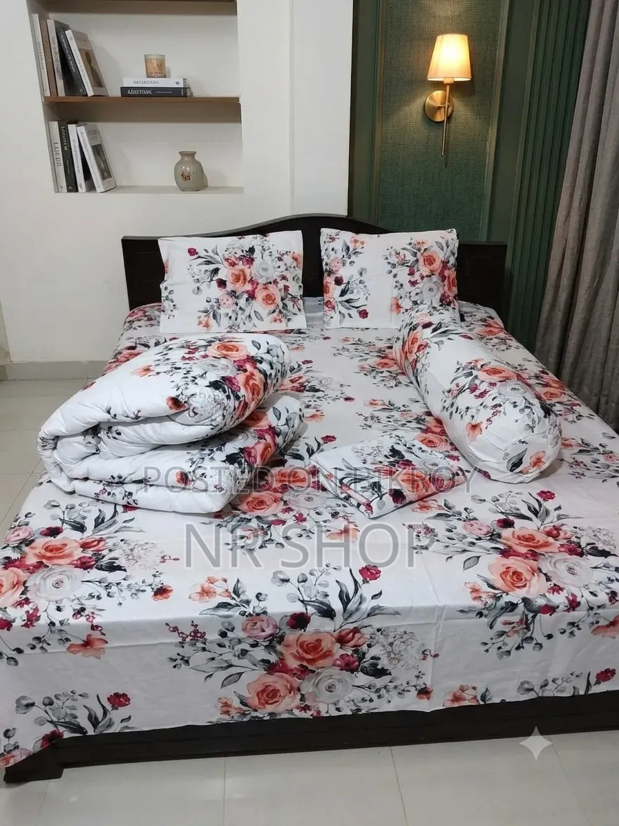 Luxury 5 Piece Bedding Comforter Set