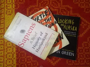 3 Bestselling English Novels NonFiction Books | John Green Sapiens