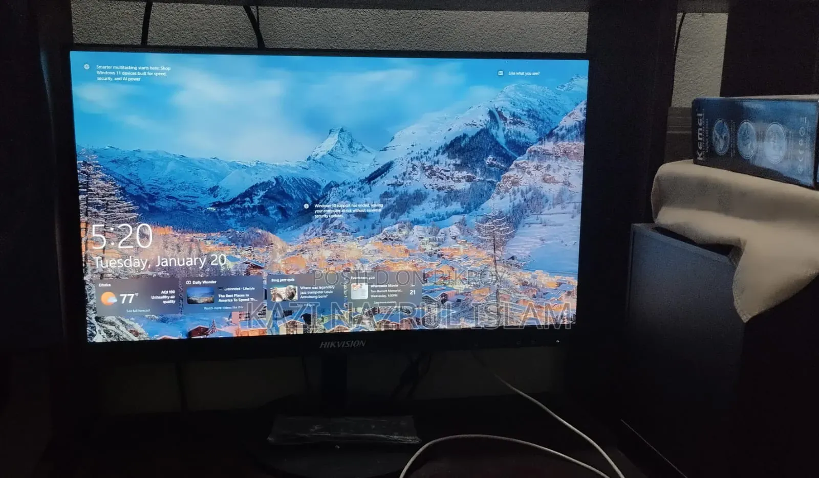Desktop Computer Gigabyte GB-BACE-3160 8GB Intel Core I3 SSD 700GB