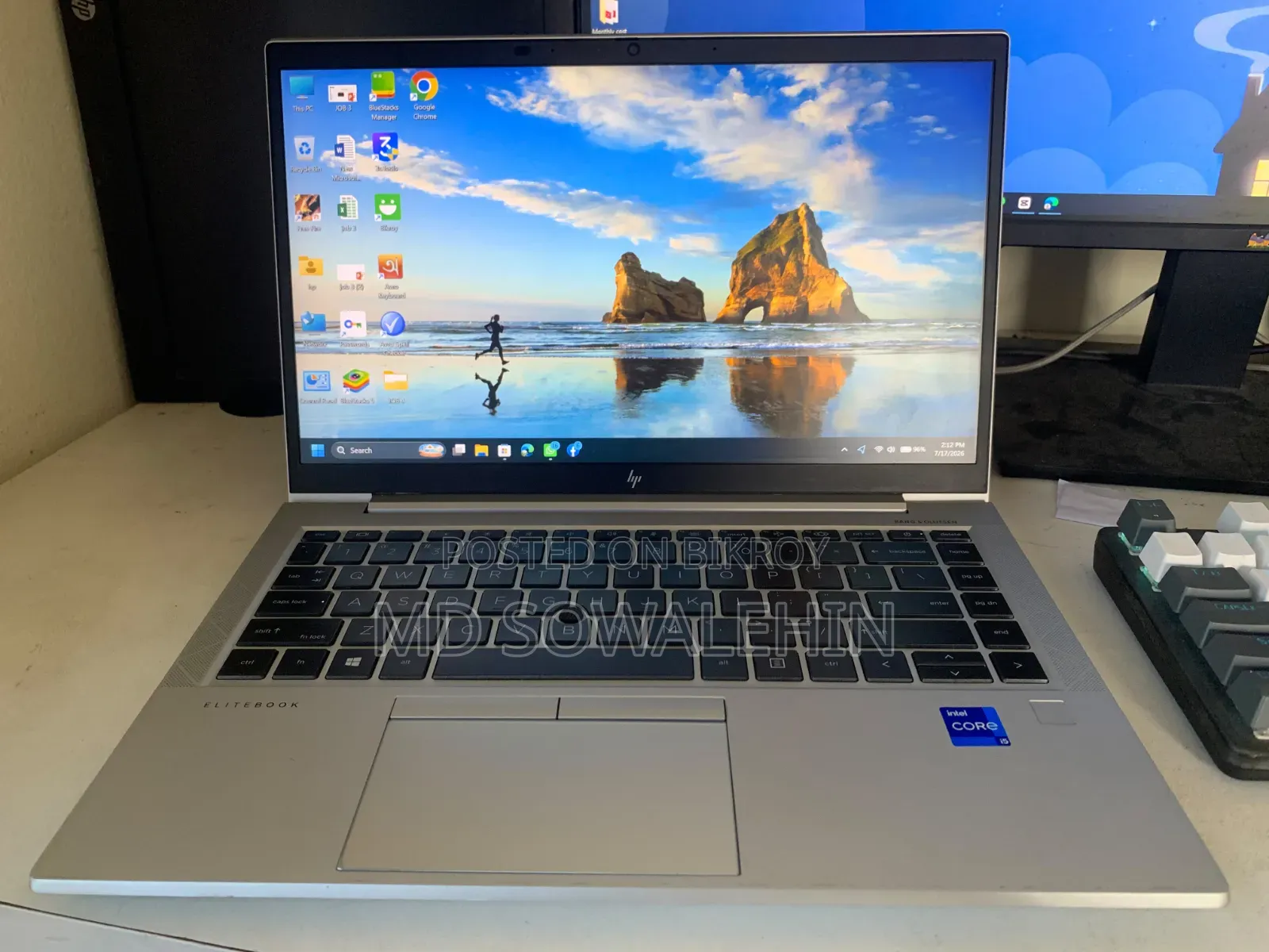 ল্যাপটপ HP EliteBook 840 G8 16GB Intel Core I5 SSD 512GB