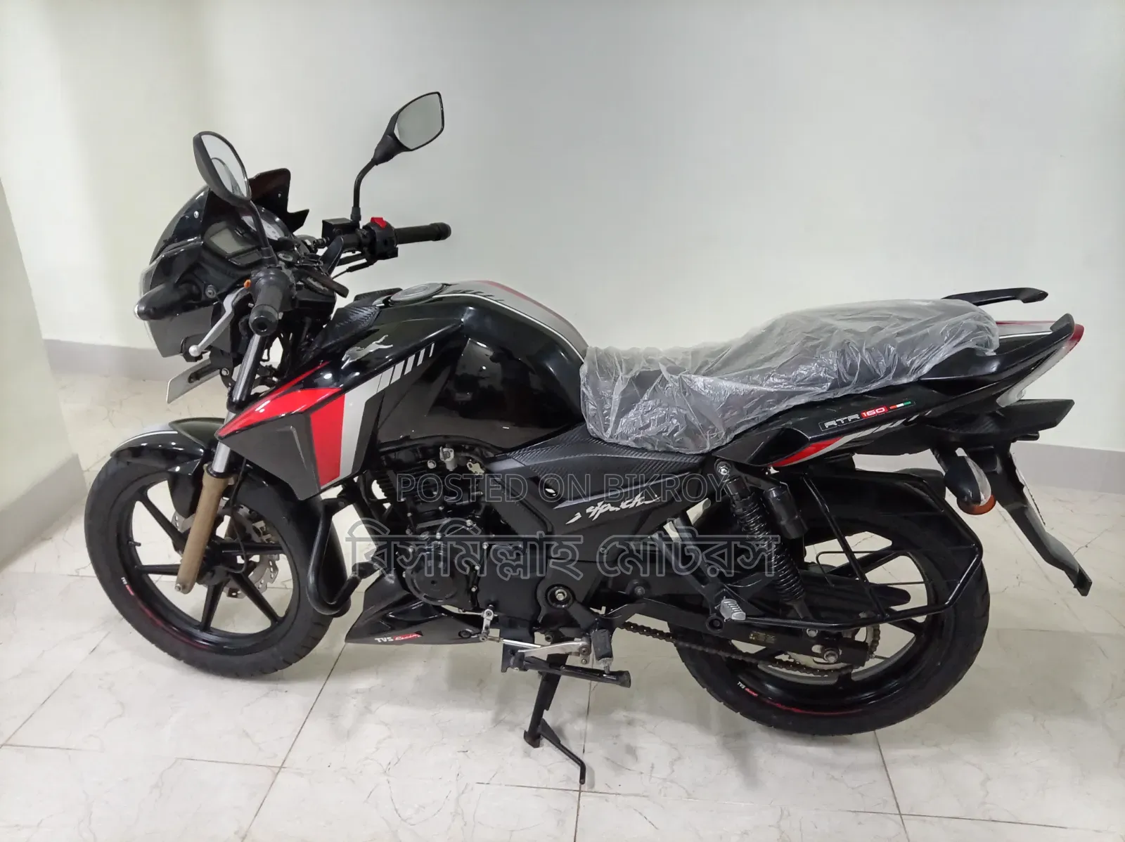 TVS Apache RTR 160 2V 2023 Black