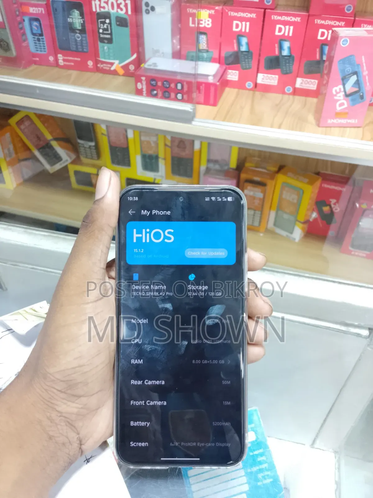 Tecno Spark 40 Pro 128 GB Black
