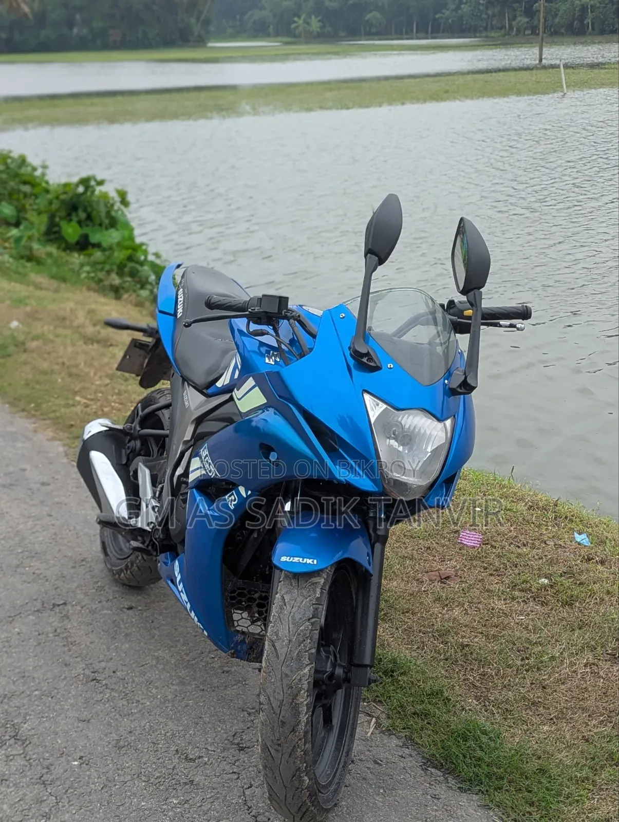 New Suzuki Gixxer Monotone 2023 Blue