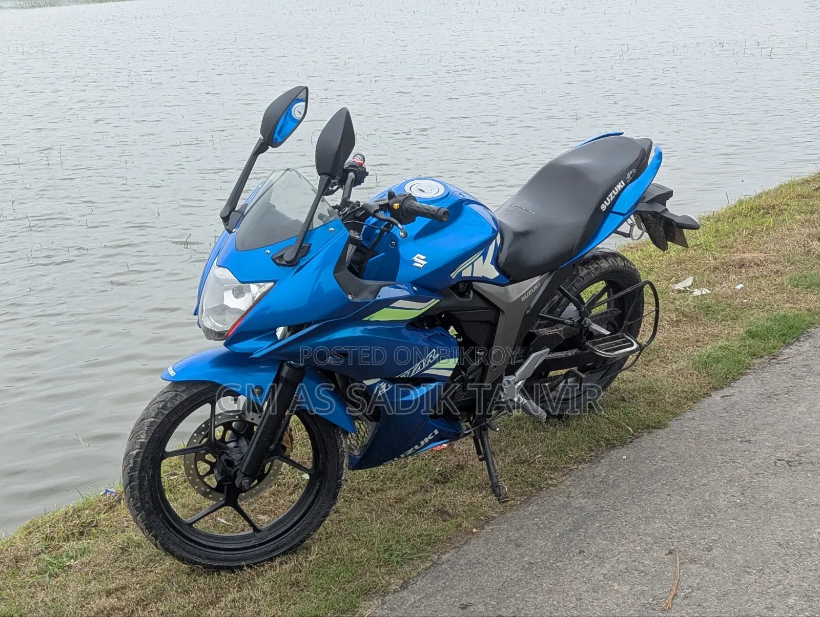 New Suzuki Gixxer Monotone 2023 Blue