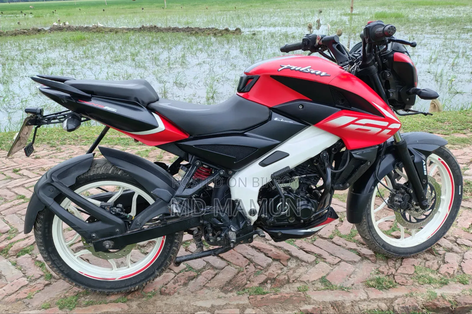 বাজাজ পালসার এনএস ১৬০ ২০২১ লাল