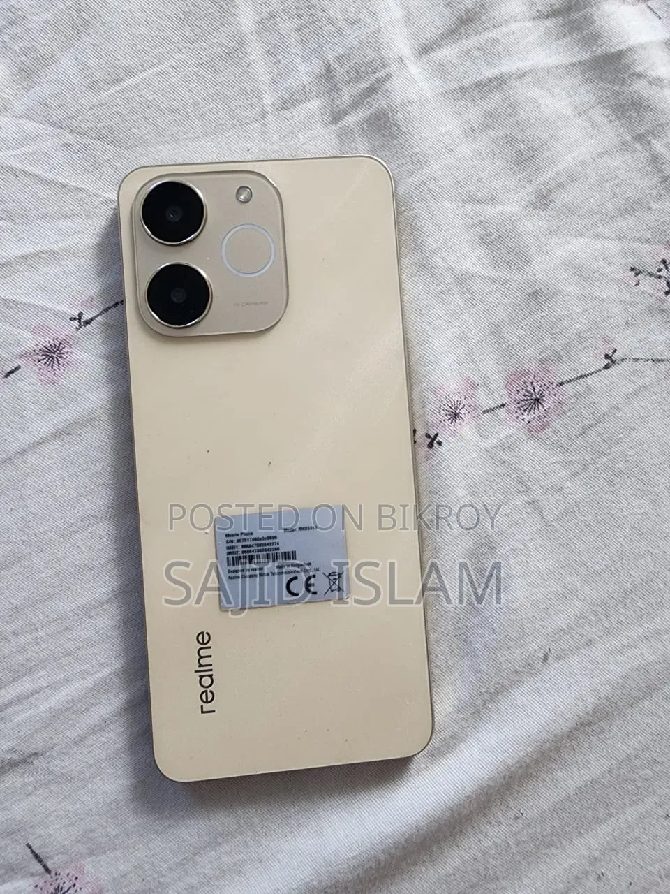Realme Note 70T 128 GB Rose Gold