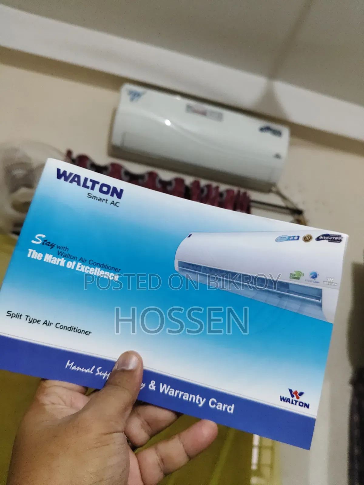 Walton Inverter 1.5 Ton AC With 5 Years Compressor Guarantee