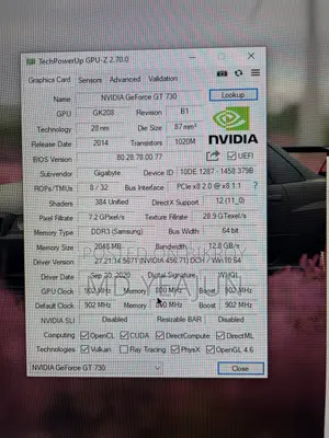 Used GT 730 2GB Graphics Card