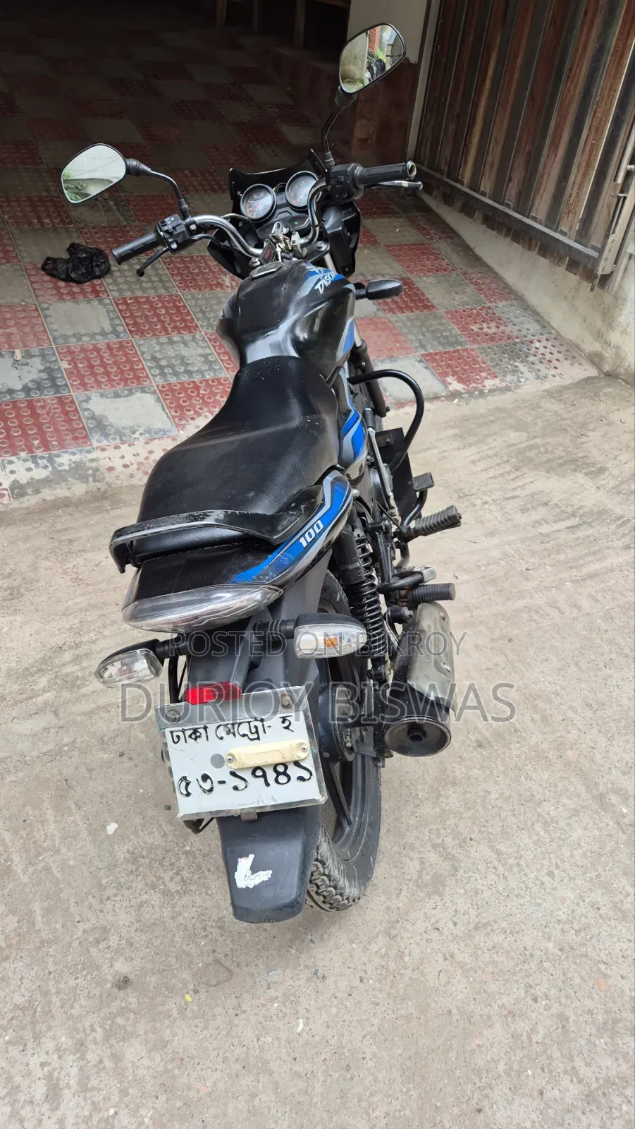 Bajaj Discover 100 2014 Blue
