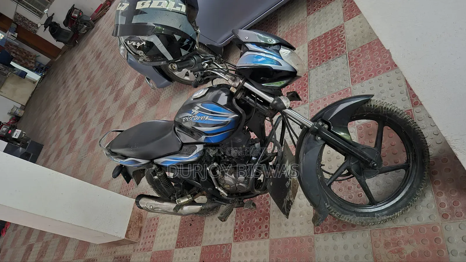 Bajaj Discover 100 2014 Blue