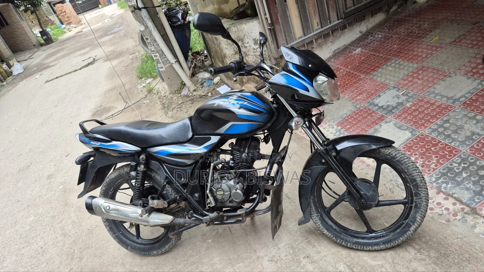 Bajaj Discover 100 2014 Blue