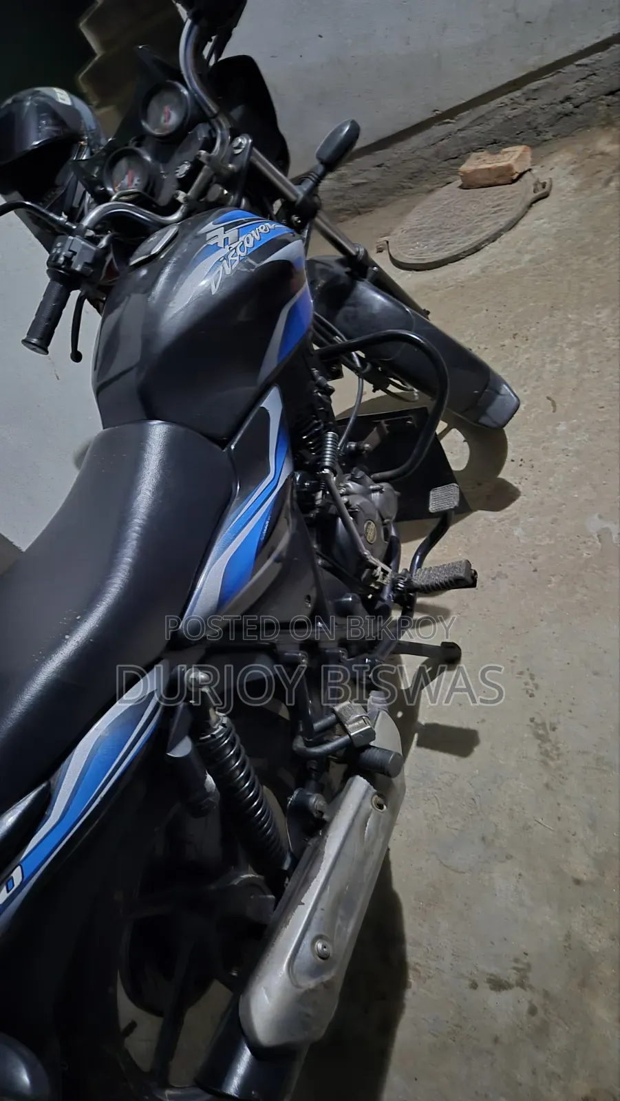 Bajaj Discover 100 2014 Blue