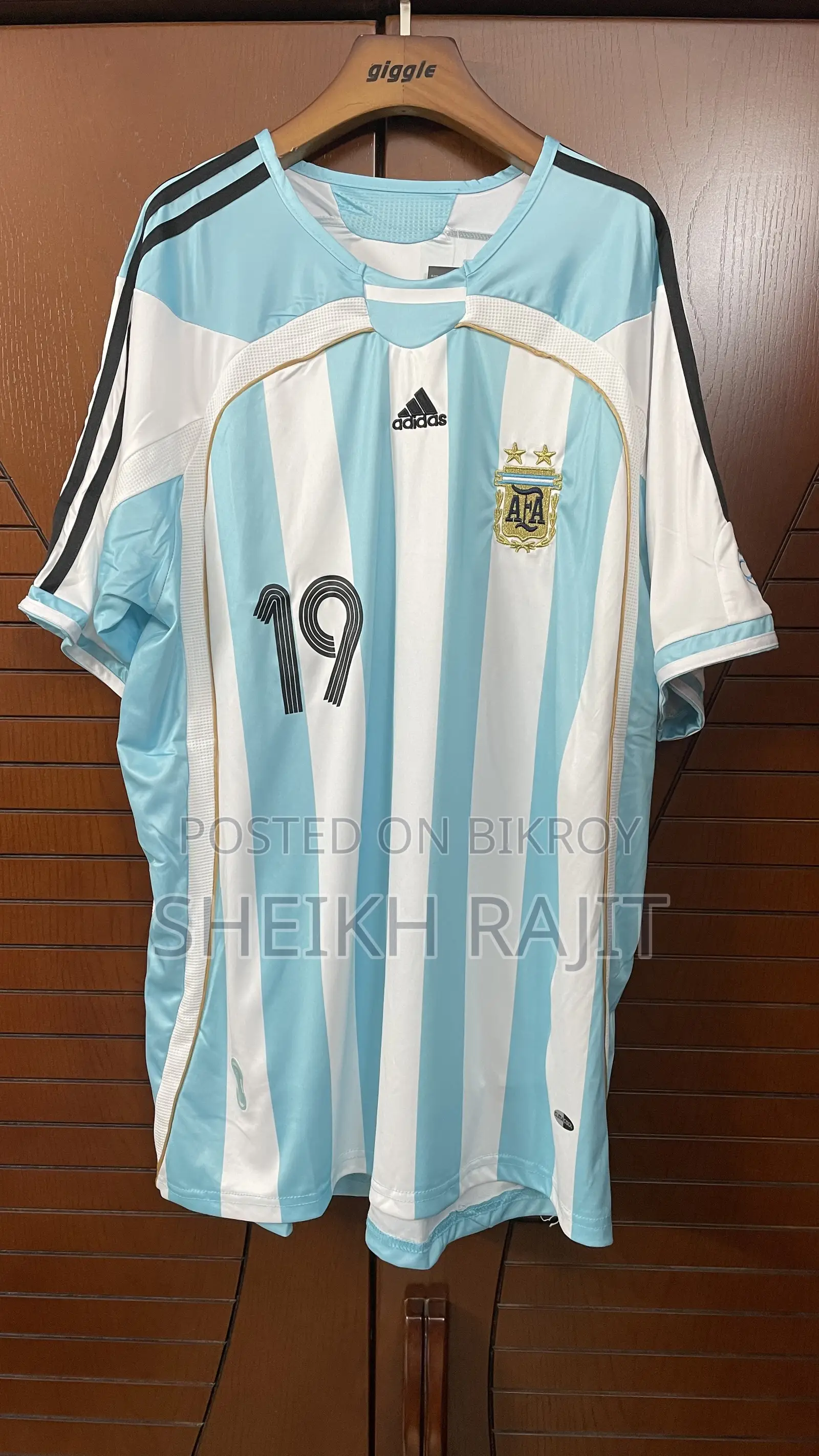 Argentina 2006 Messi Jersey (Original Thai Version)