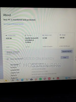 Laptop HP Stream Notebook 4GB Intel Core I3 SSD 128GB