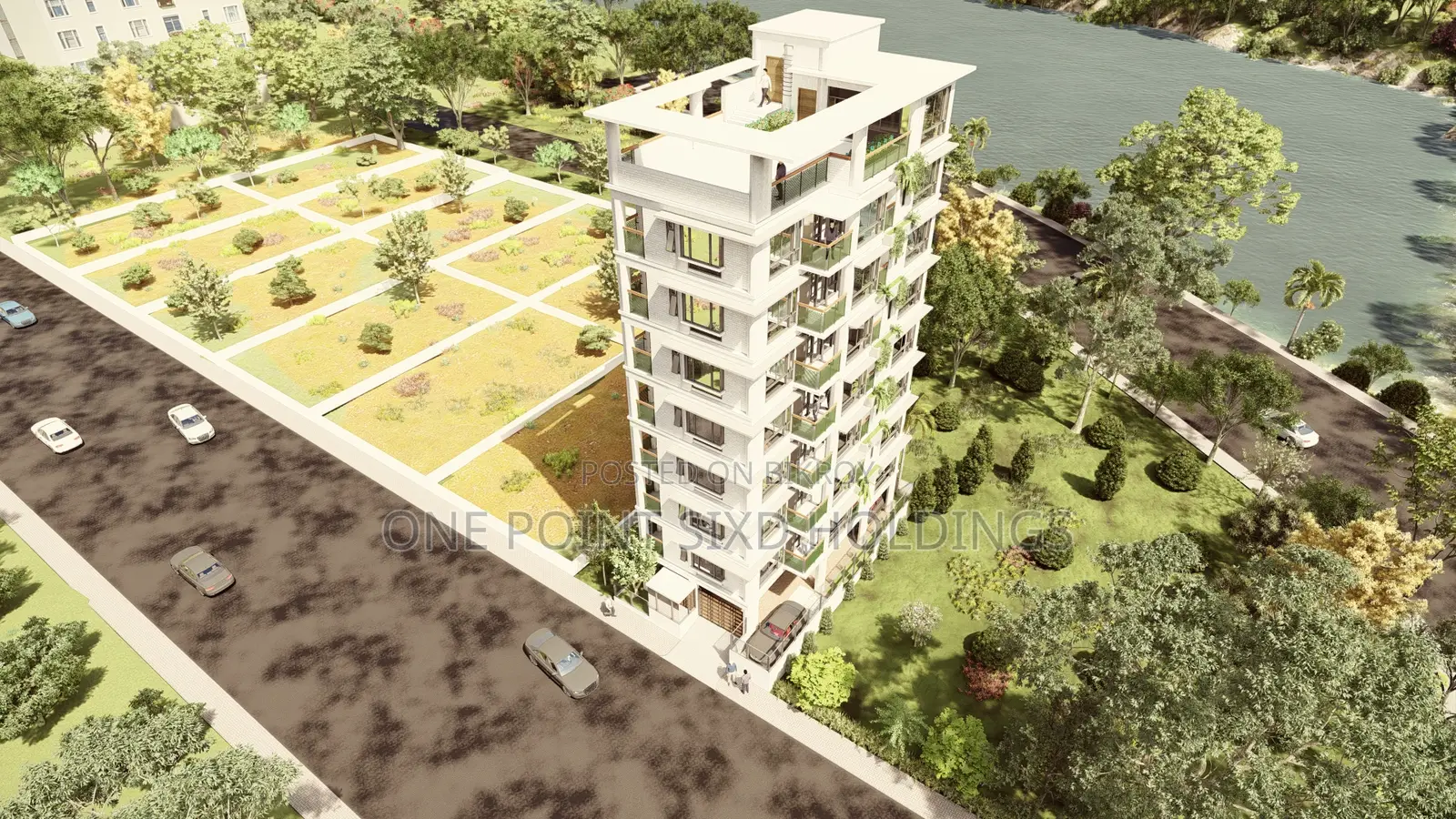 1750 Sft. Lake and Park Facing Flat in Uttara Sec-17