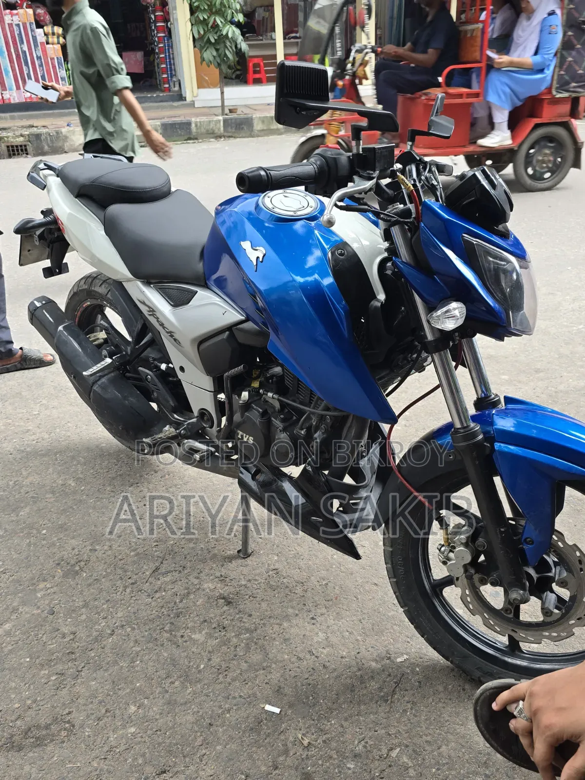 TVS Apache RTR 160 4V 2019 Blue