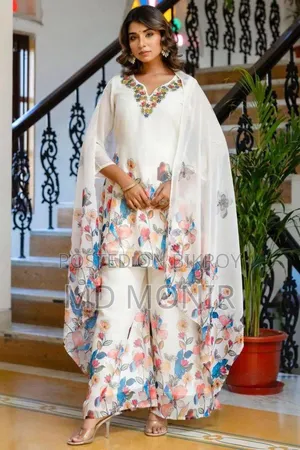 New Fashionable Georgette Western Three-Piece