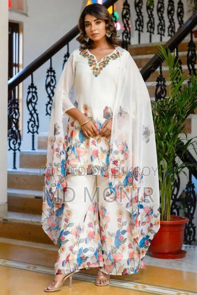 New Fashionable Georgette Western Three-Piece