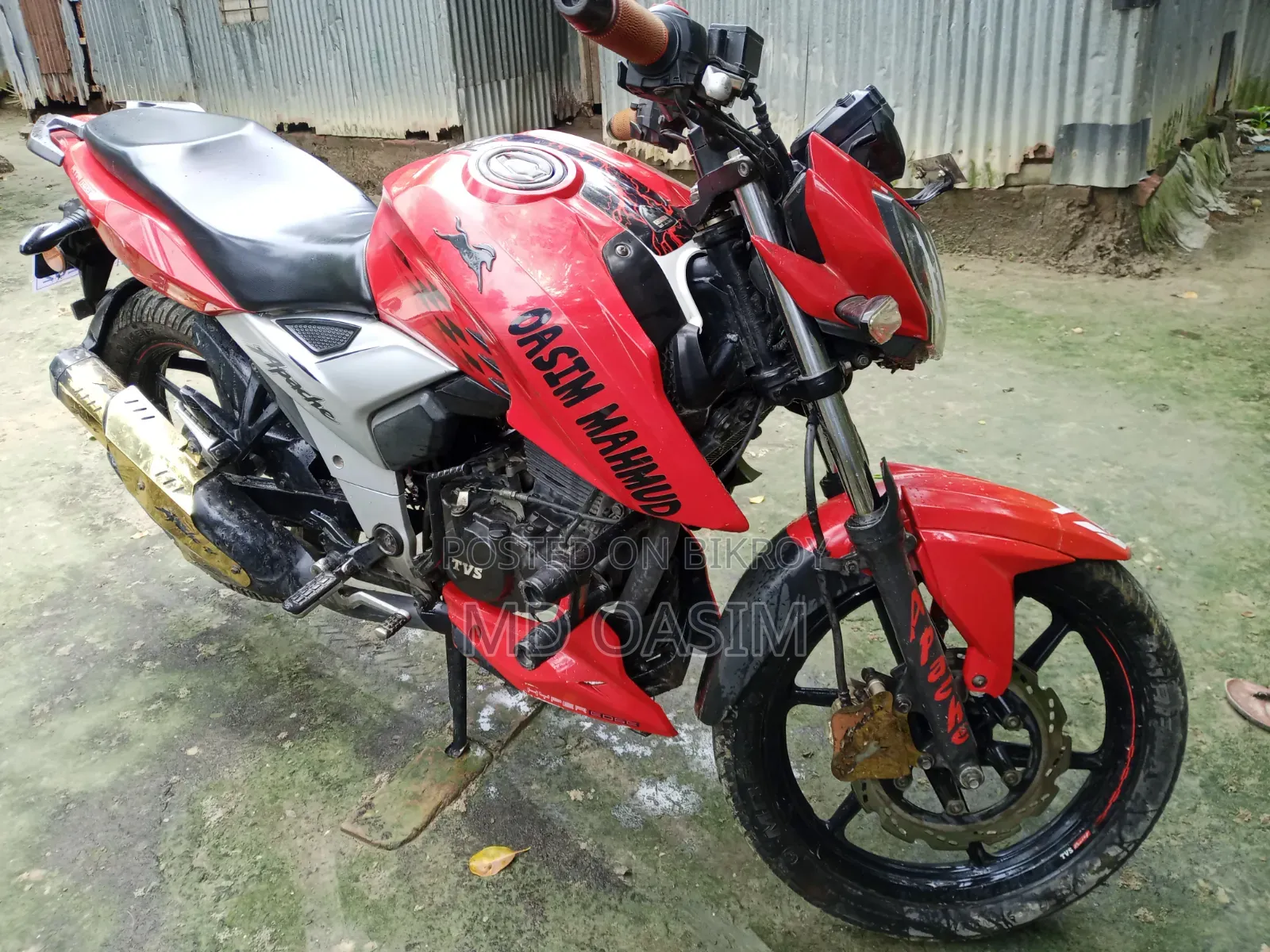 TVS Apache 160 4V 2020 Red