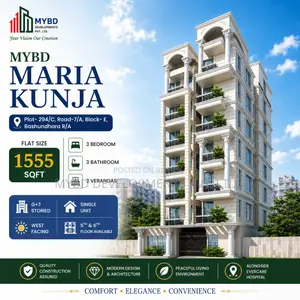 3-bedroom Apartment in Mybd Maria Kunja, Basundhara for sale
