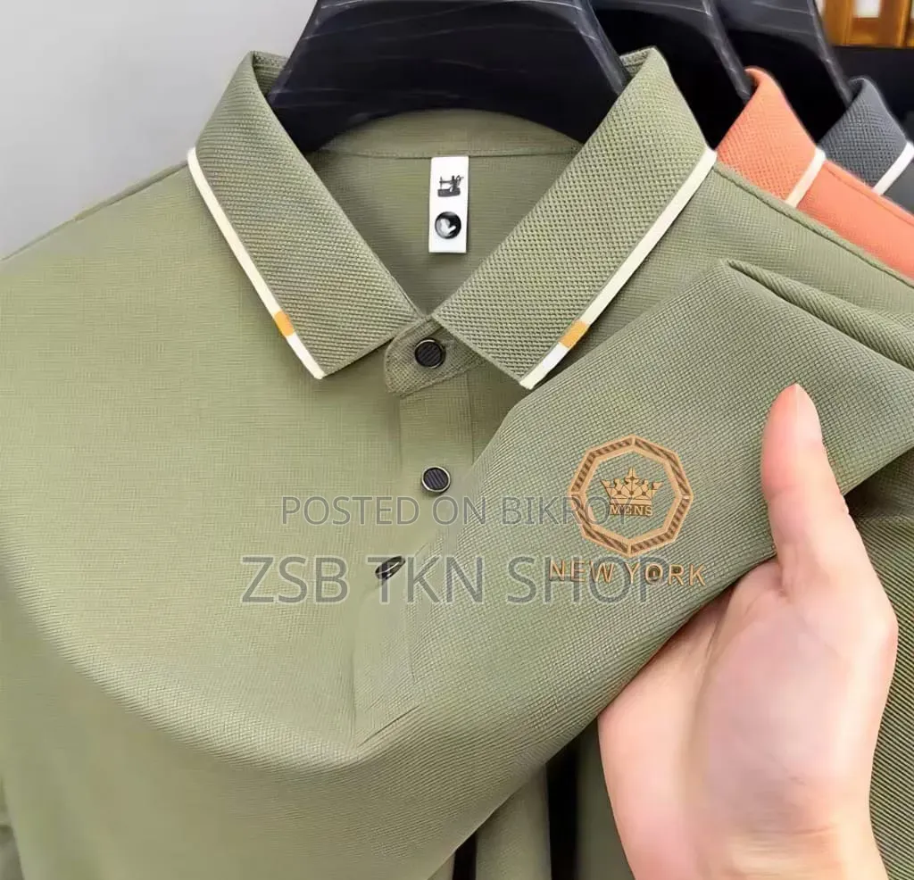 Premium Polo Shirt With China Sticker