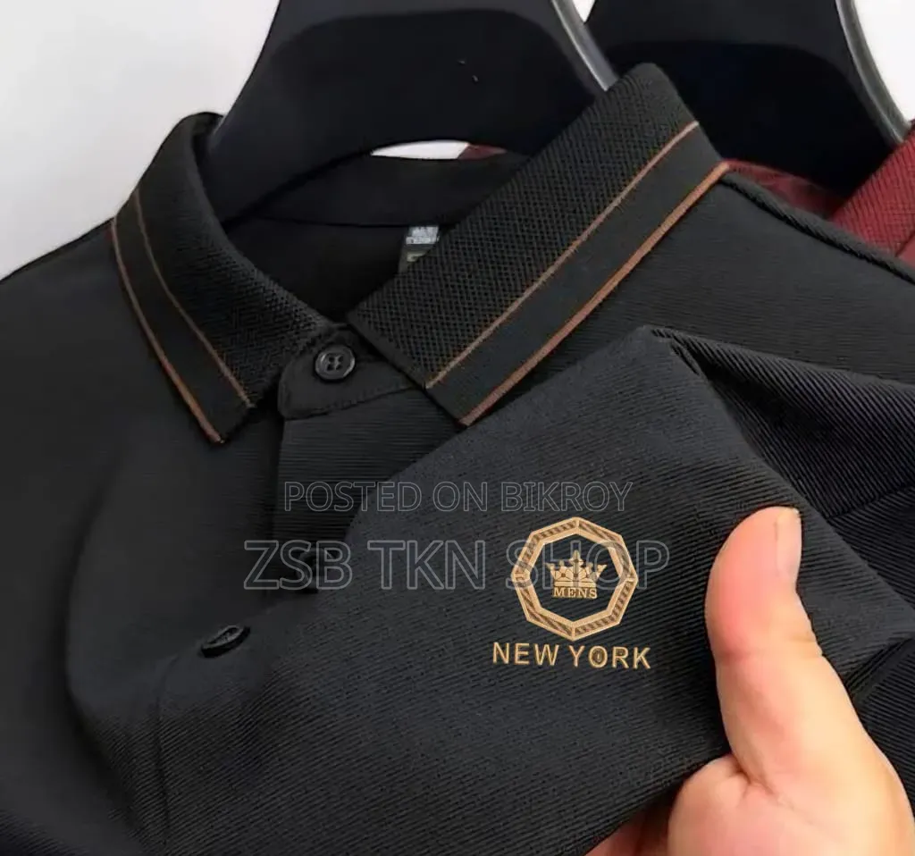 Premium Polo Shirt With China Sticker