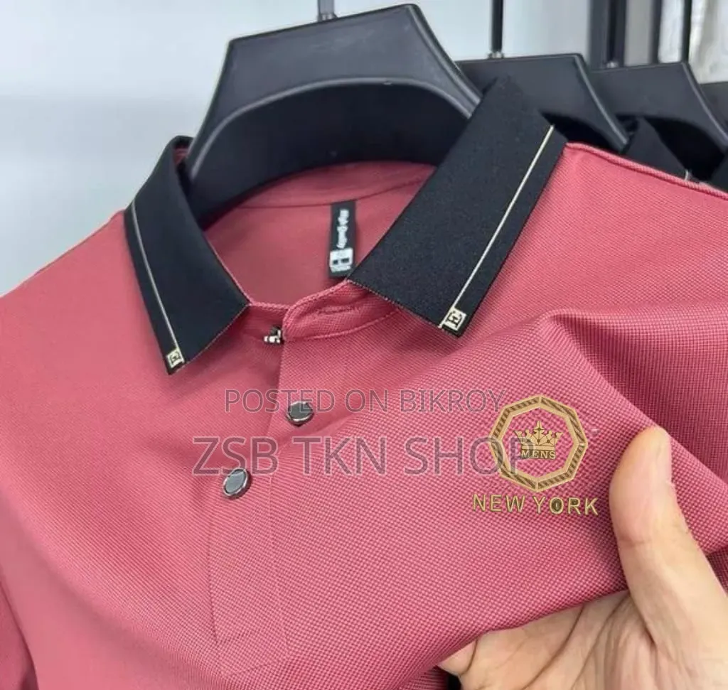 Premium Polo Shirt With China Sticker