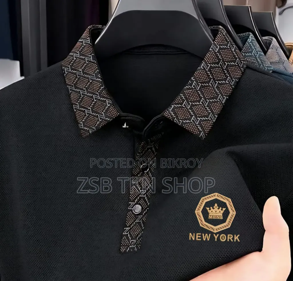 Premium Polo Shirt With China Sticker