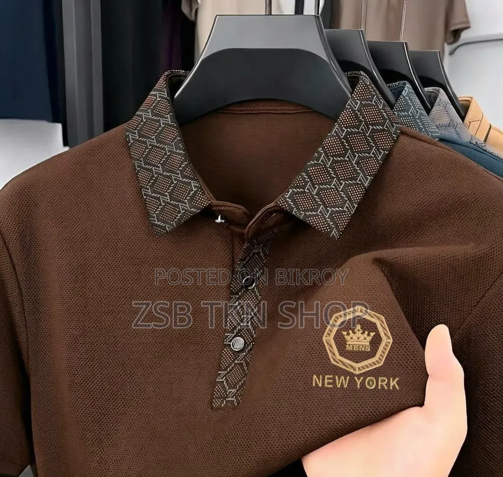 Premium Polo Shirt With China Sticker