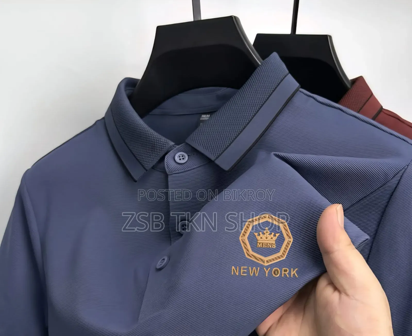 Premium Polo Shirt With China Sticker