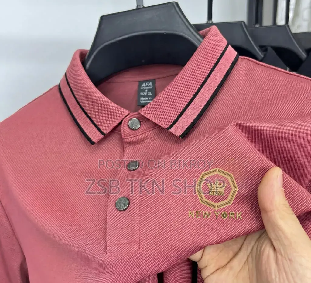 Premium Polo Shirt With China Sticker