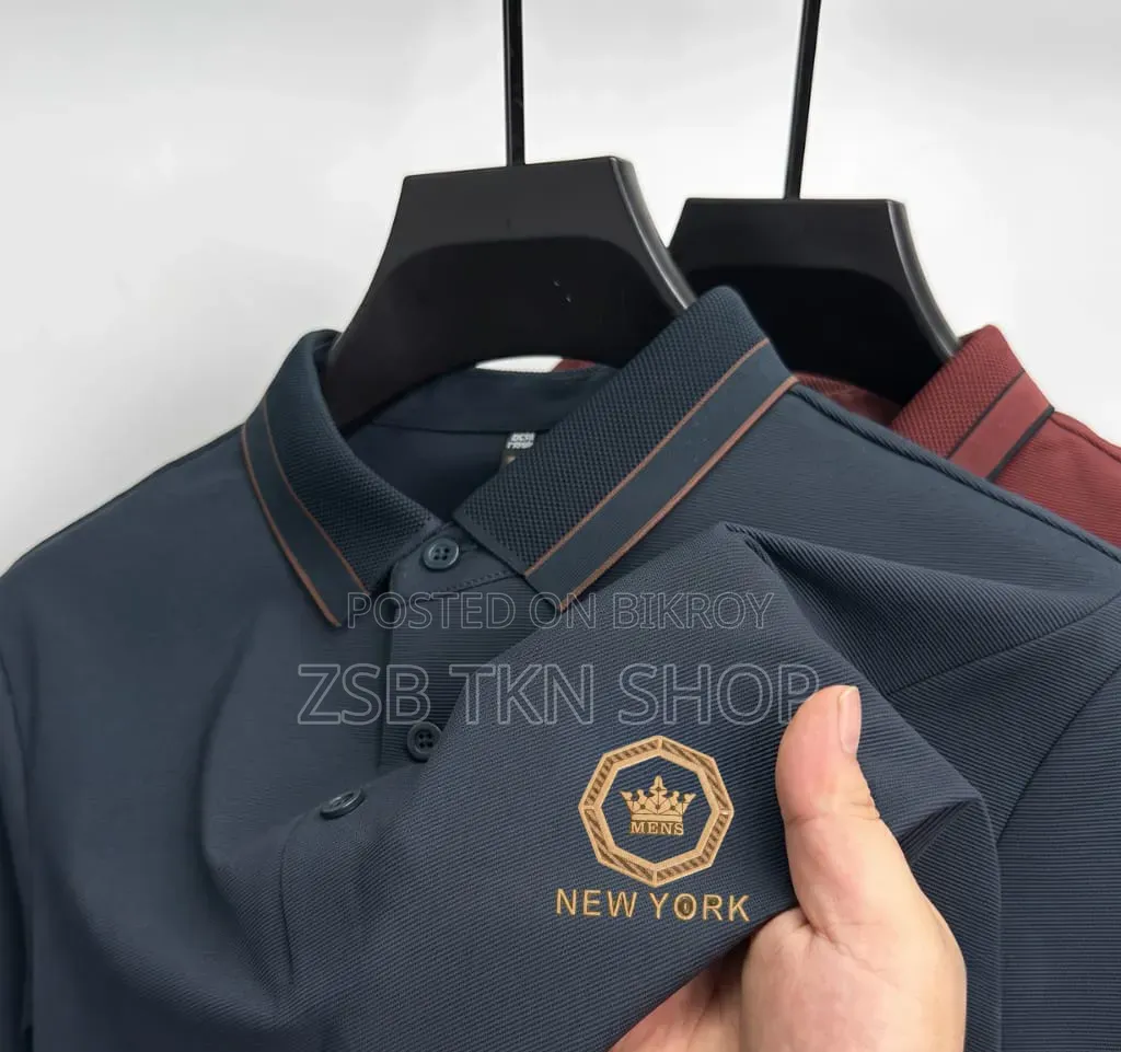 Premium Polo Shirt With China Sticker