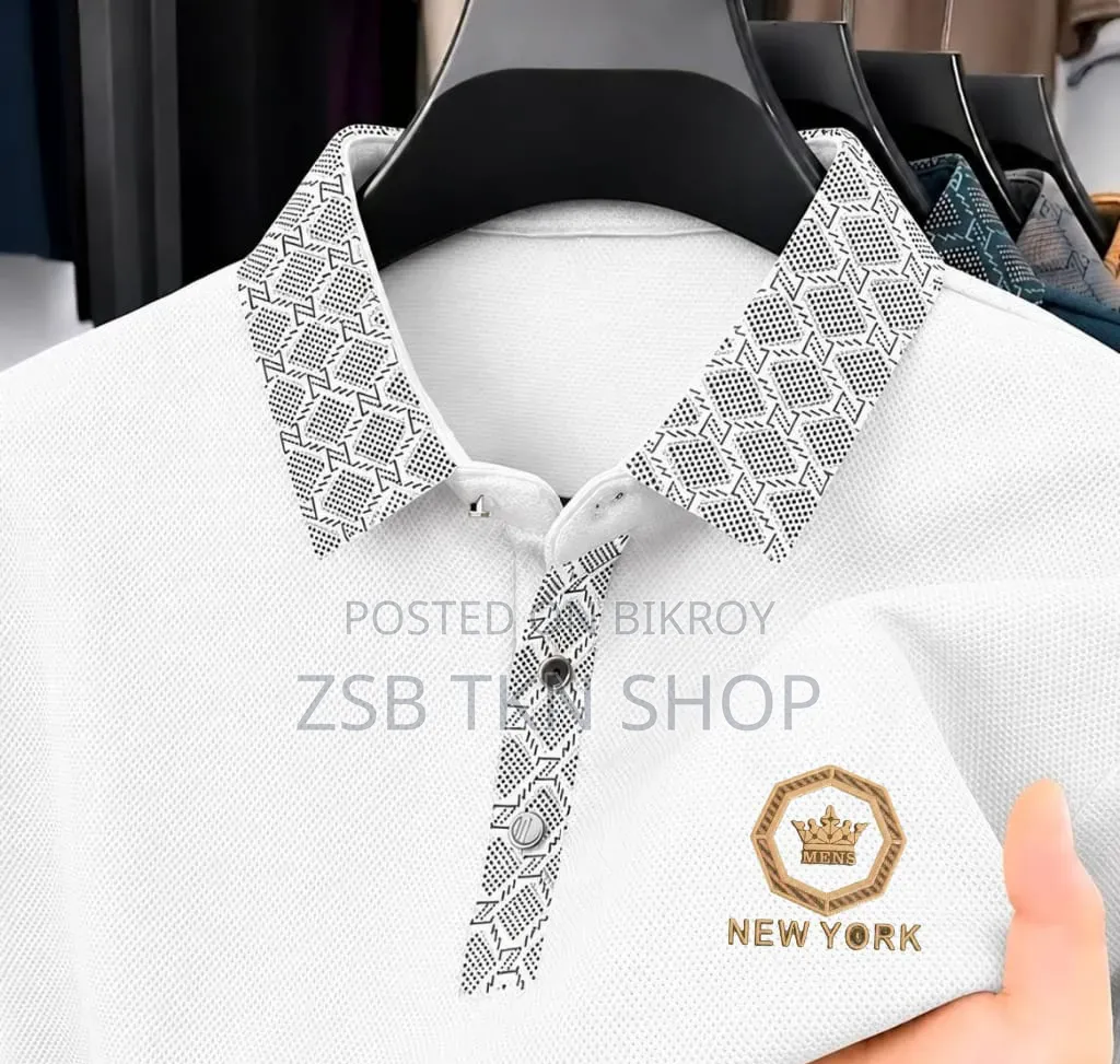 Premium Polo Shirt With China Sticker