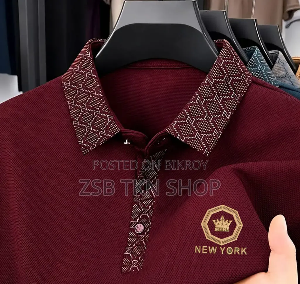Premium Polo Shirt With China Sticker