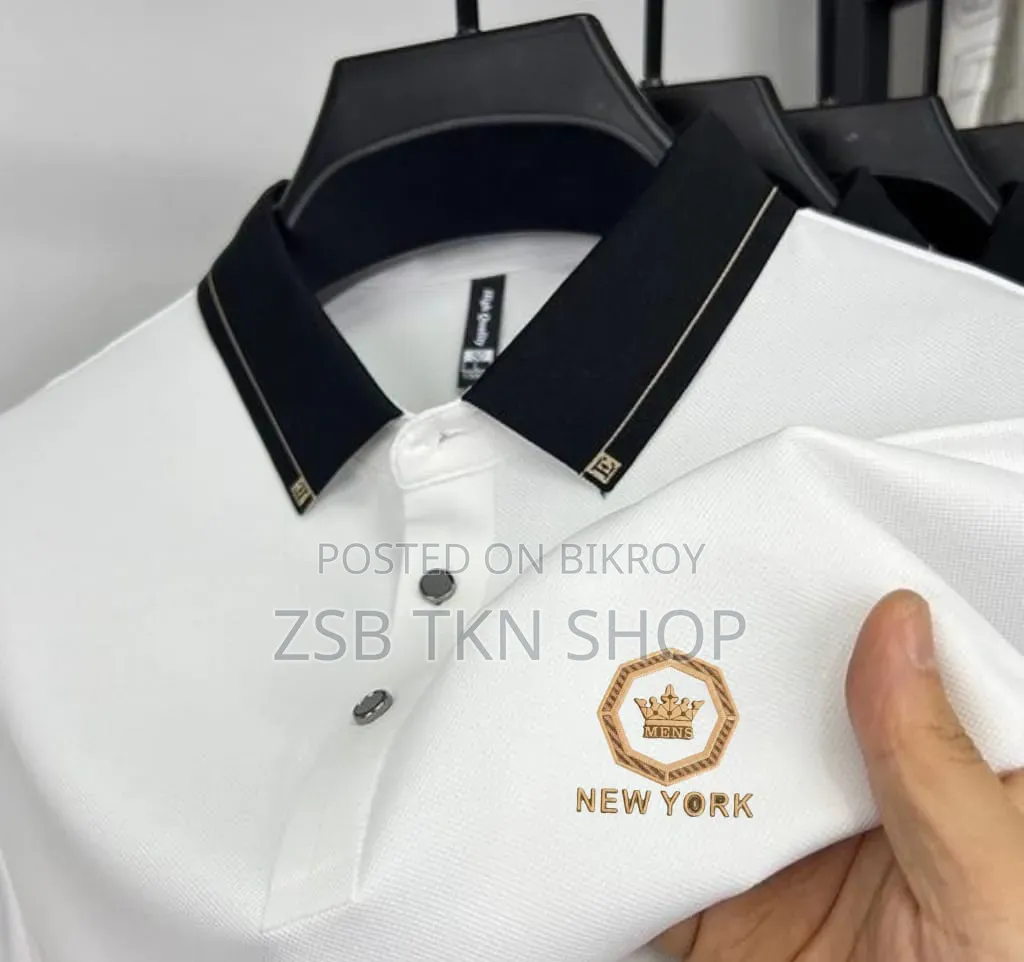 Premium Polo Shirt With China Sticker