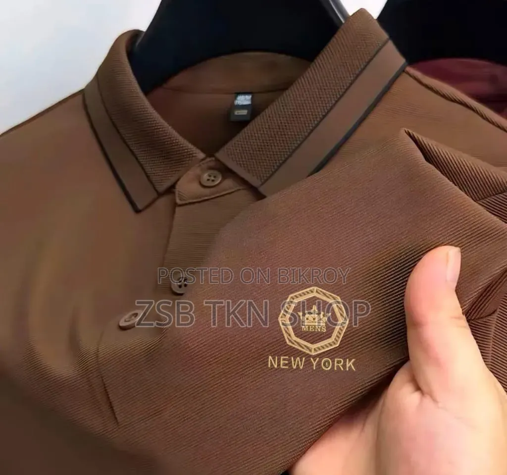 Premium Polo Shirt With China Sticker