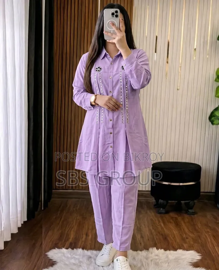 Ladies Pant and Shirt Two Piece