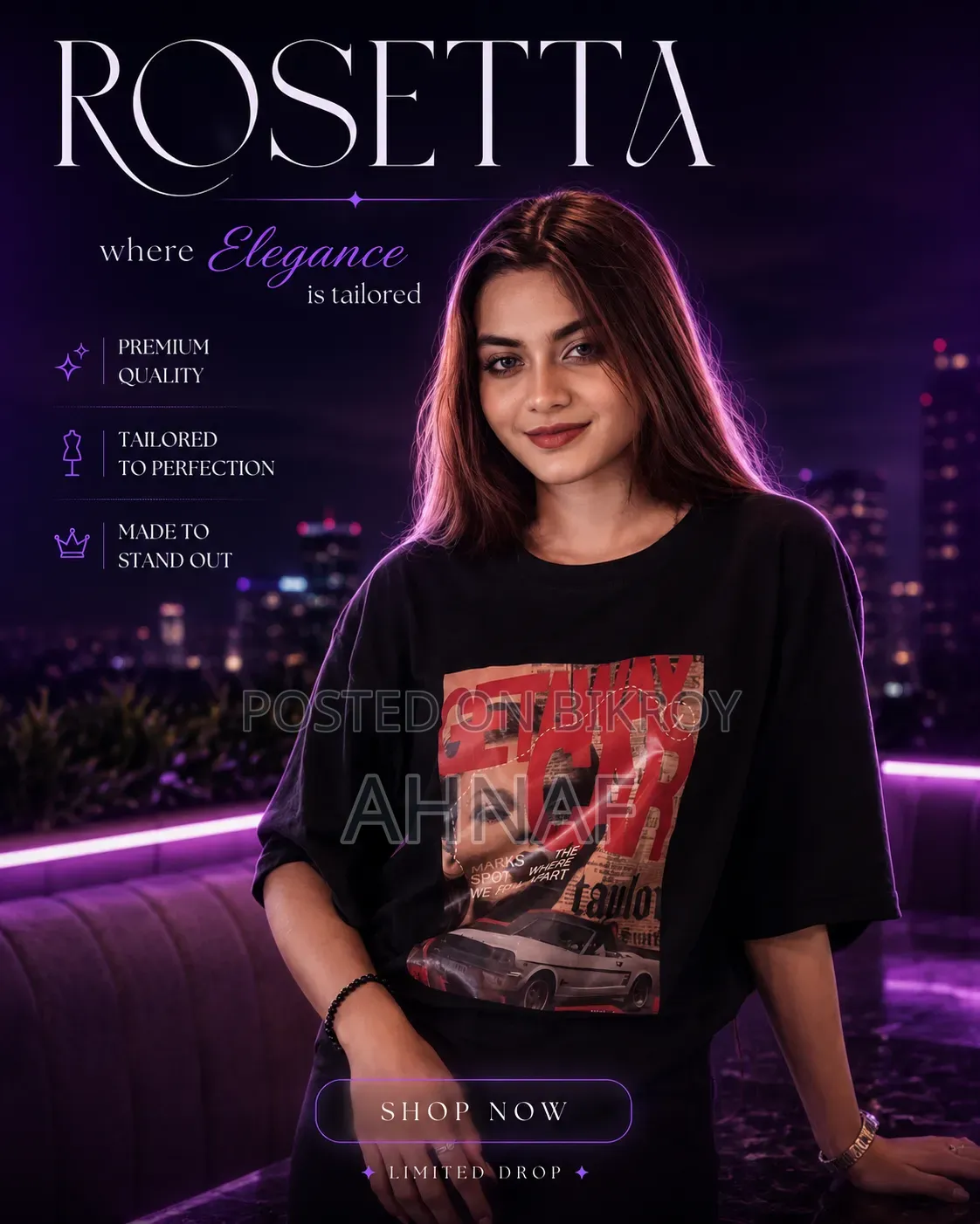 Rosetta Drop Tee