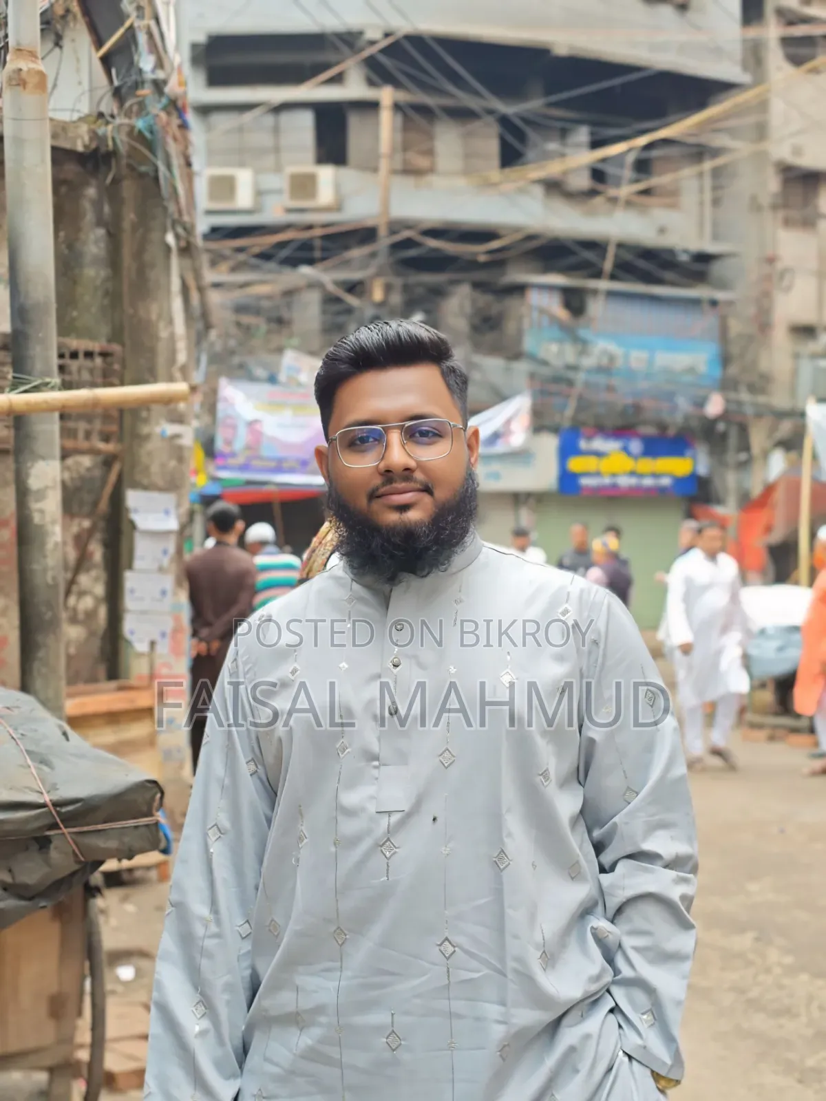 I am a madrasa student. I am doing some part-time work alongside my studies.