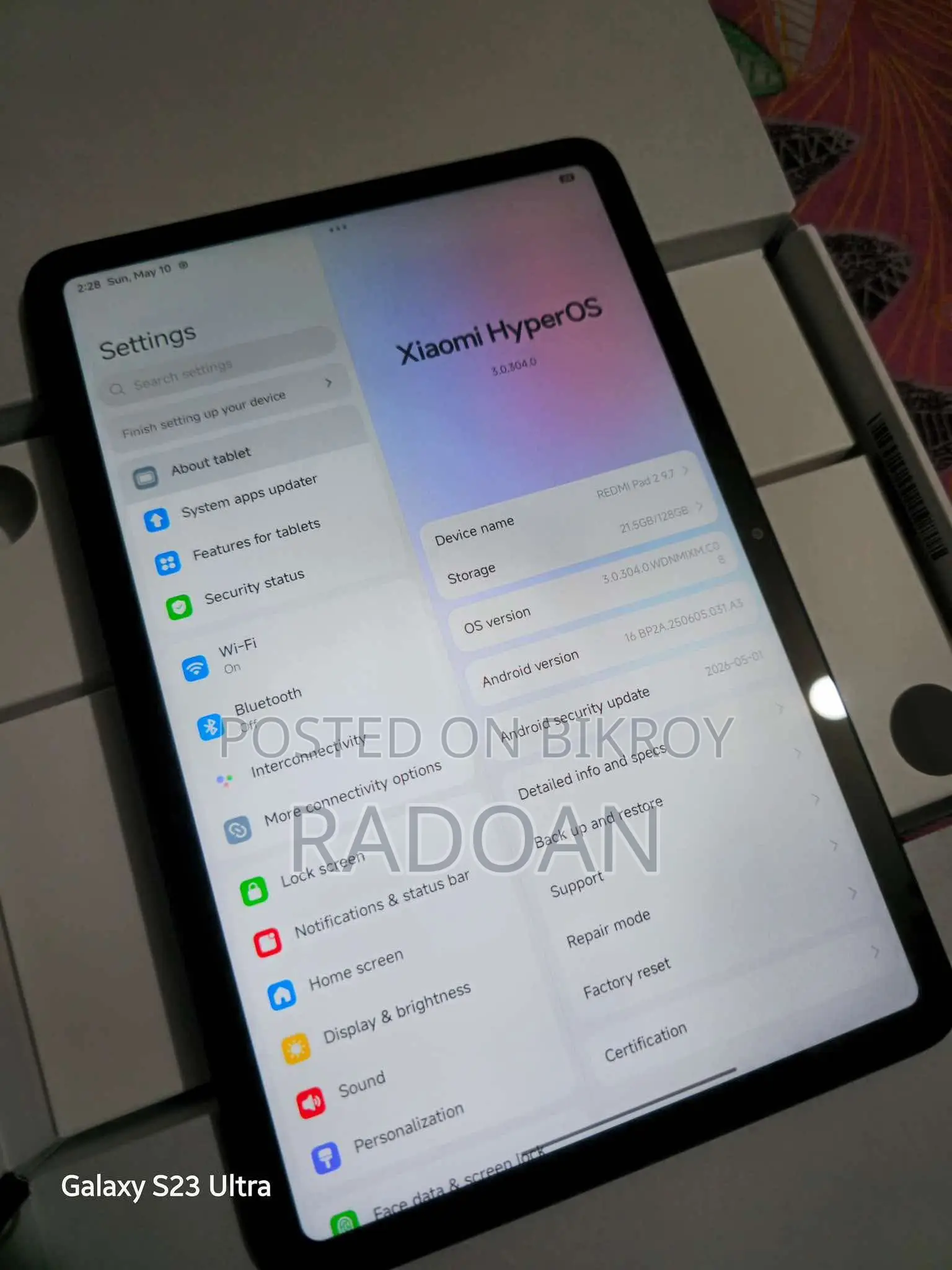 New Xiaomi Mi Pad 2 128 GB Gray