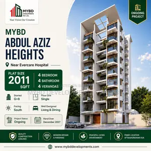 4-bedroom Apartment in MYBD Abdul Aziz, Bashundhara for sale
