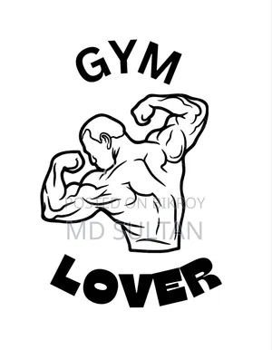 "Gym Lover" পিএনজি ডিজাইন