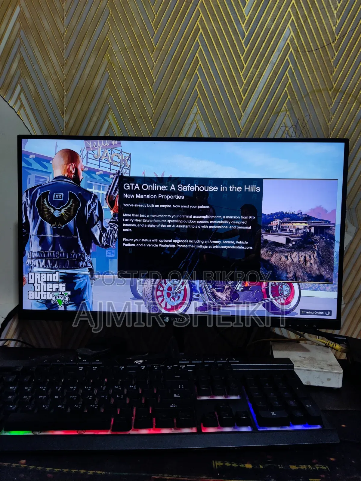 Desktop Computer Gigabyte GB-BKi7HT-7500 8GB AMD Ryzen 5 SSD 256GB