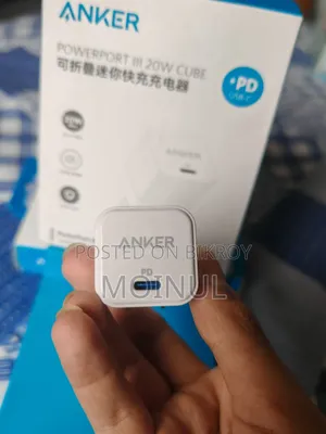 Anker 20w Charger and Lightning Cable for iPhone