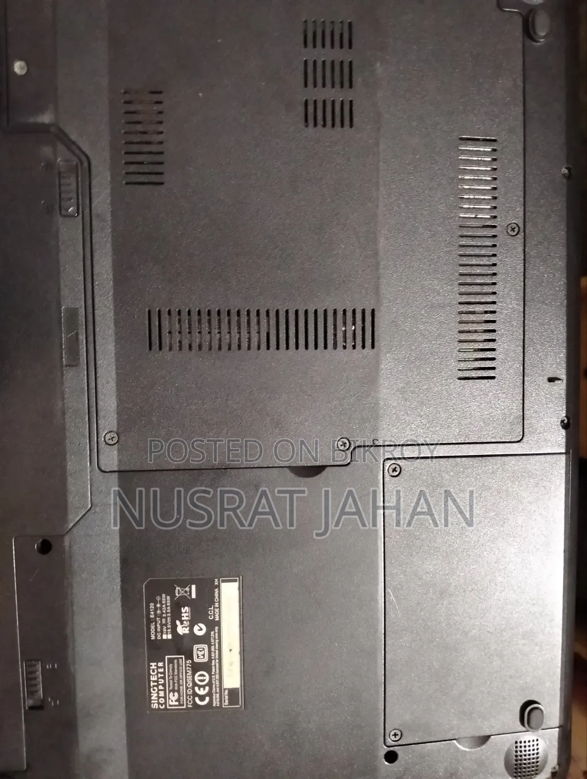 Laptop 6gb SSD 128gb